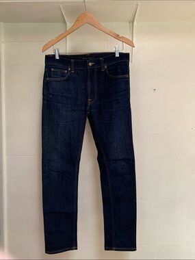 Men’s Nudie Jeans Dark Indigo Slim Straight Jeans